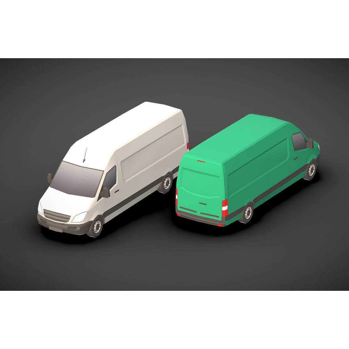 Vehicle Pack - Low-Poly Game-Ready 3D Model - View 41