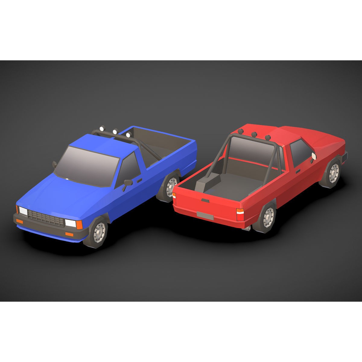 Vehicle Pack - Low-Poly Game-Ready 3D Model - View 42