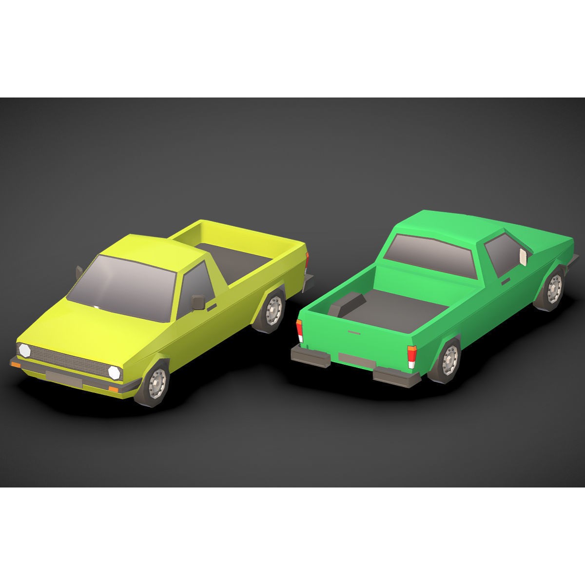 Vehicle Pack - Low-Poly Game-Ready 3D Model - View 44