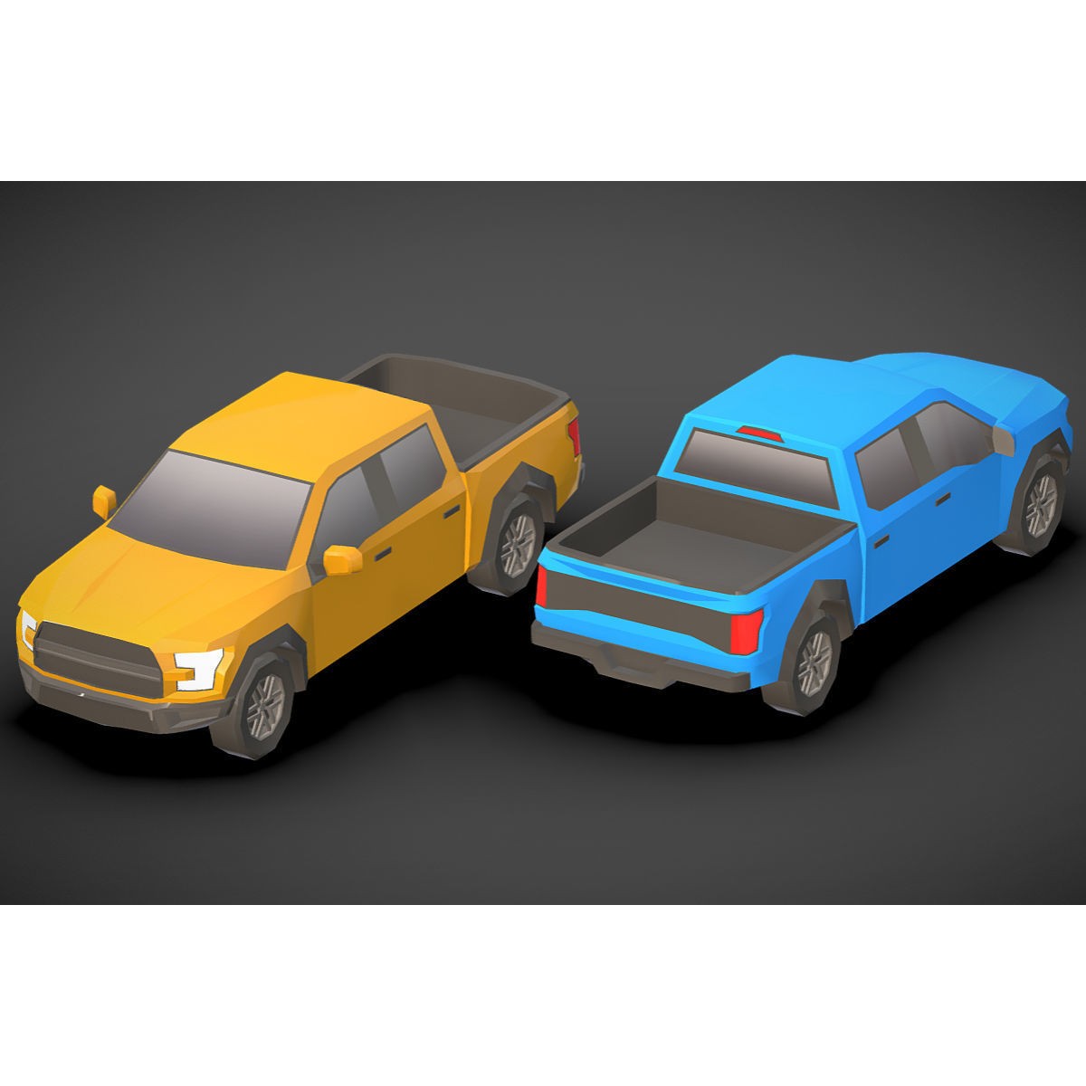 Vehicle Pack - Low-Poly Game-Ready 3D Model - View 46