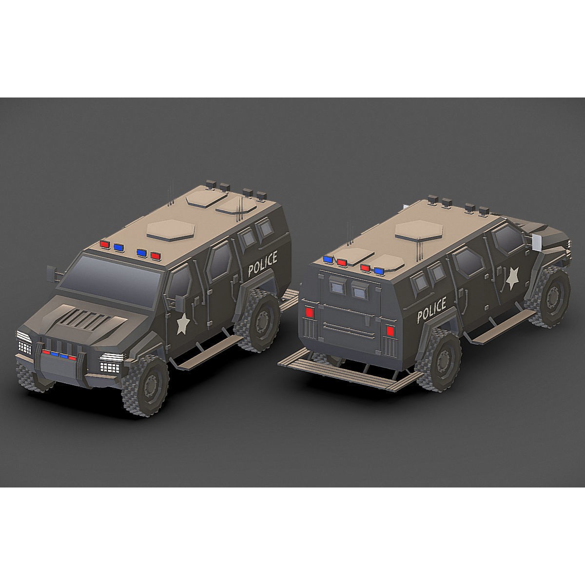 Vehicle Pack - Low-Poly Game-Ready 3D Model - View 49