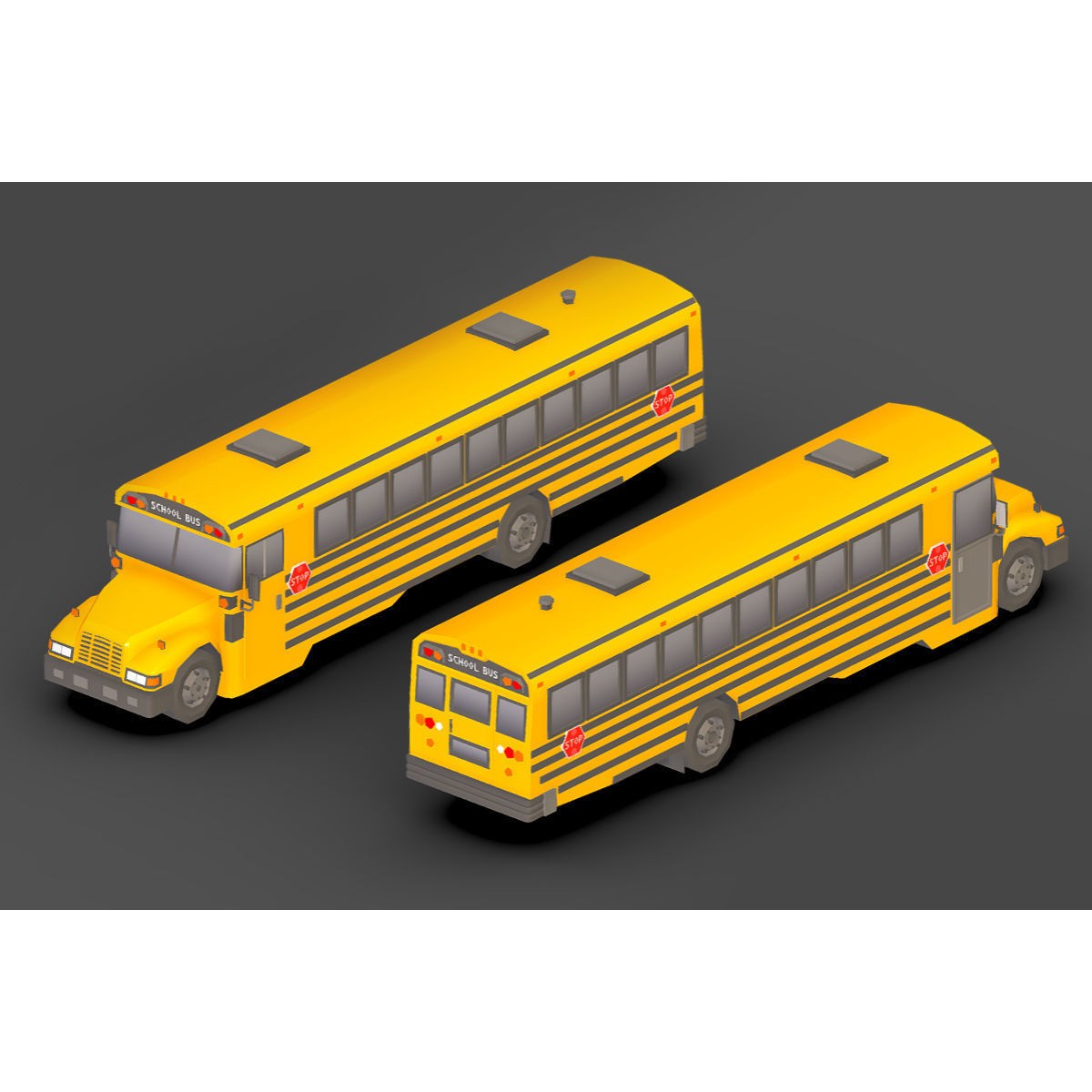 Vehicle Pack - Low-Poly Game-Ready 3D Model - View 57