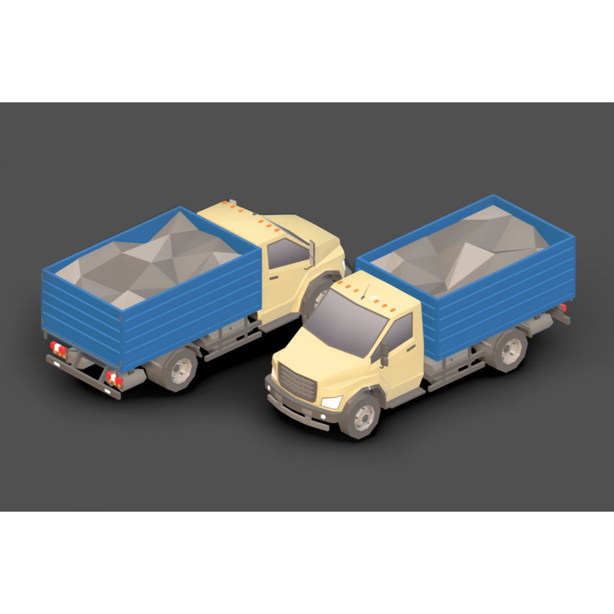Vehicle Pack - Low-Poly Game-Ready 3D Model - View 58
