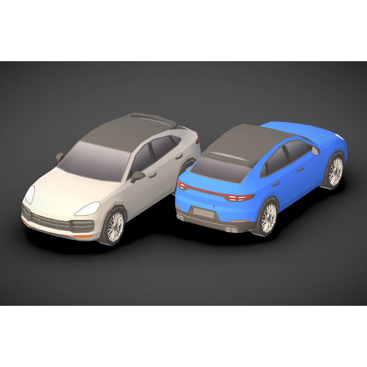 Vehicle Pack - Low-Poly Game-Ready 3D Model - View 59