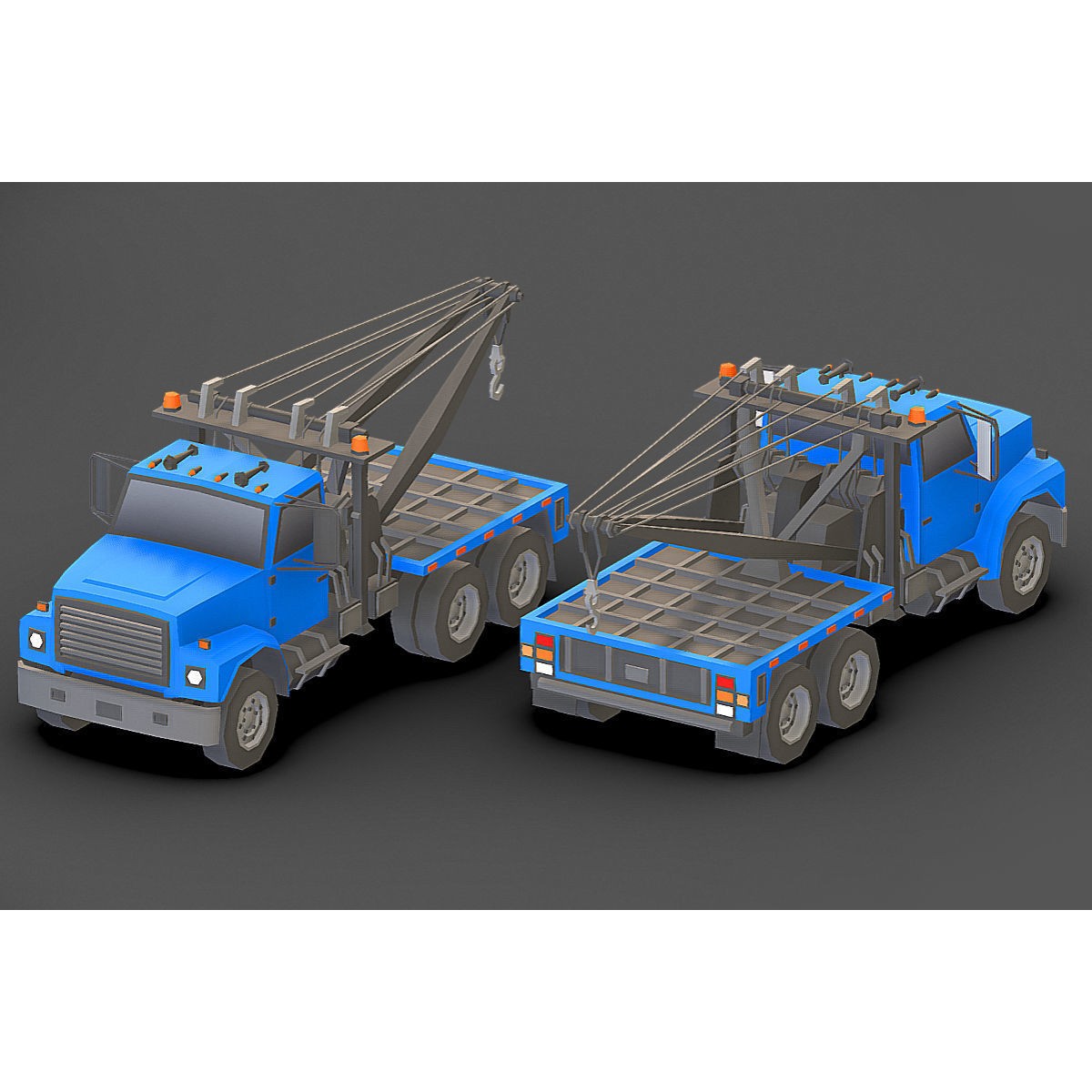 Vehicle Pack - Low-Poly Game-Ready 3D Model - View 60