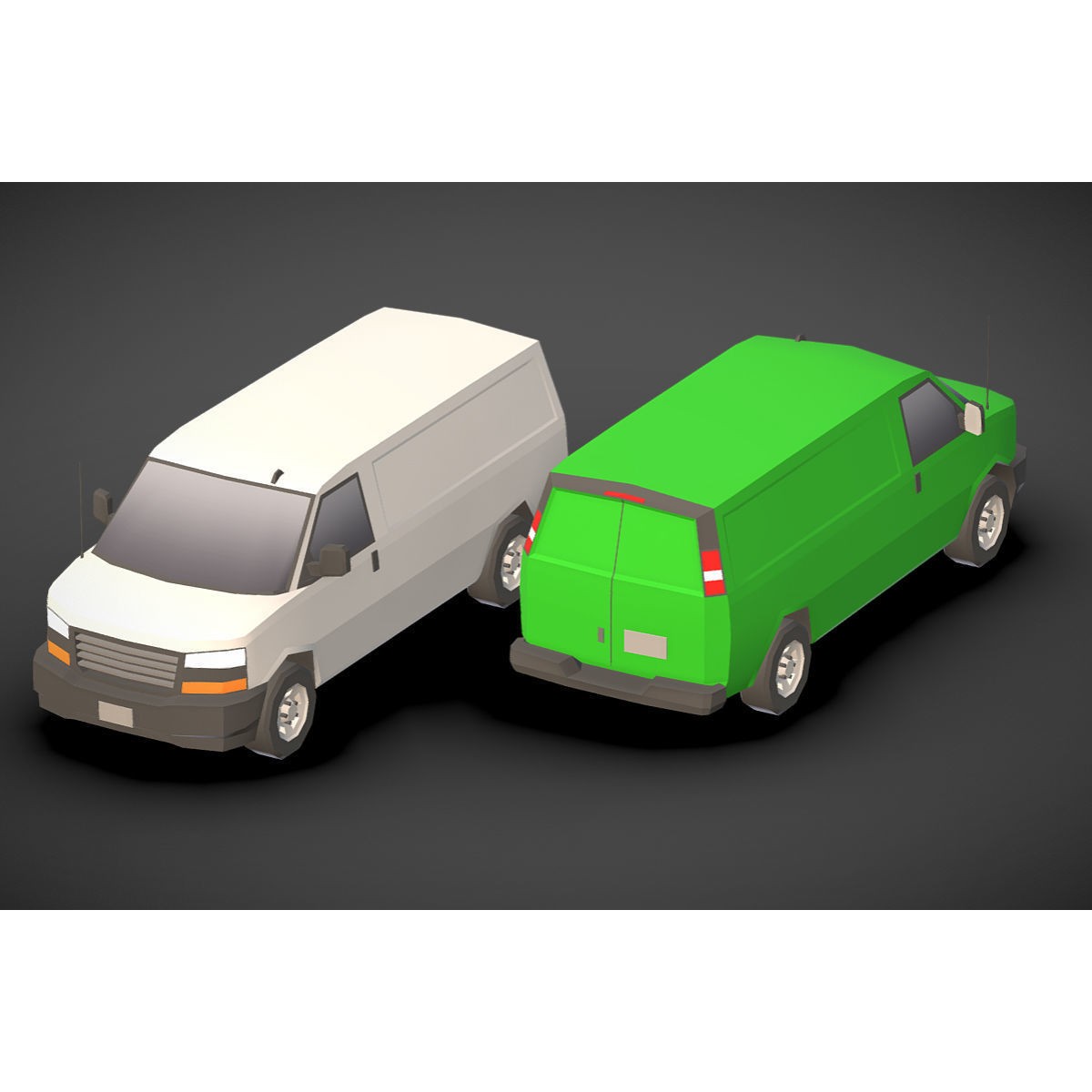 Vehicle Pack - Low-Poly Game-Ready 3D Model - View 63