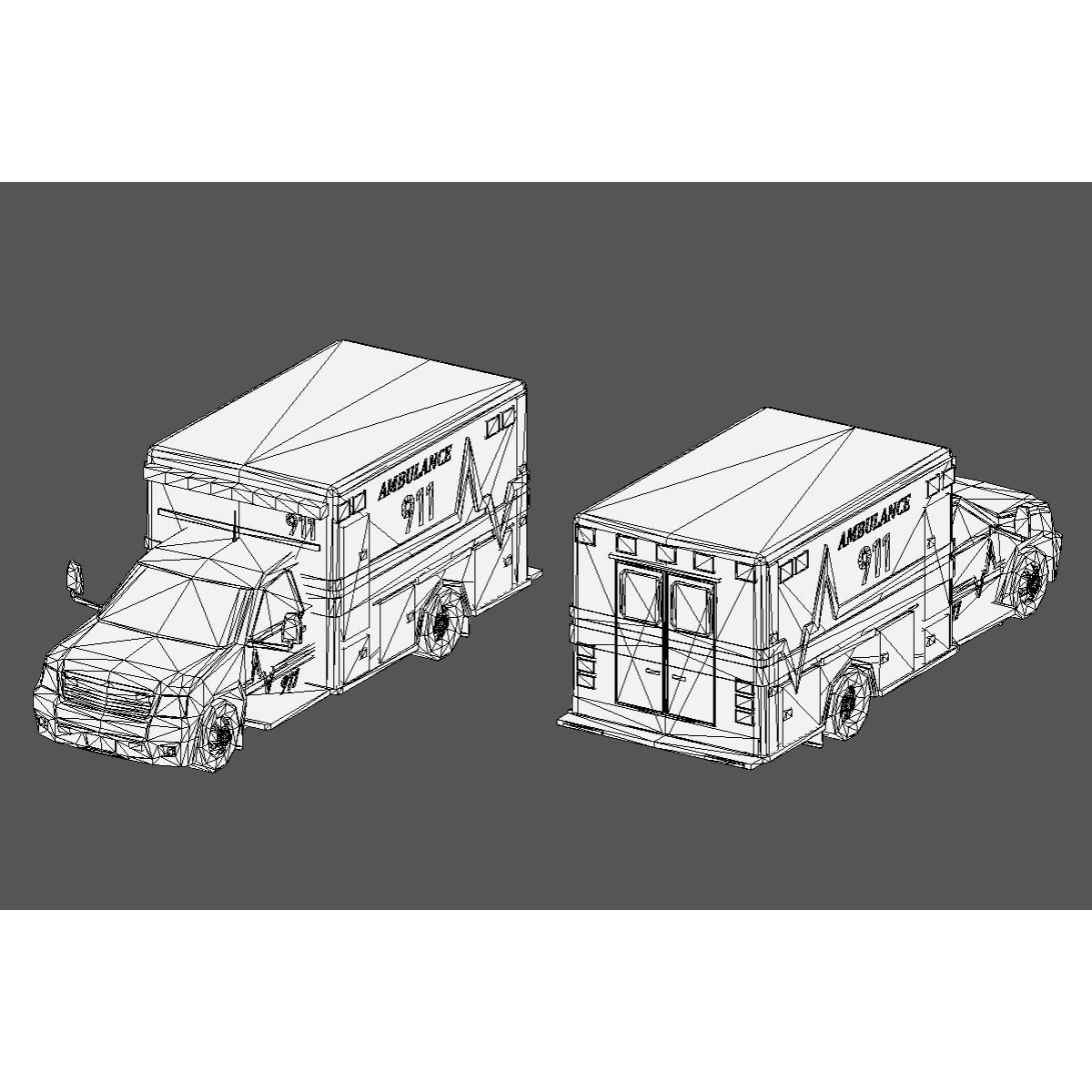 Vehicle Pack - Low-Poly Game-Ready 3D Model - View 72