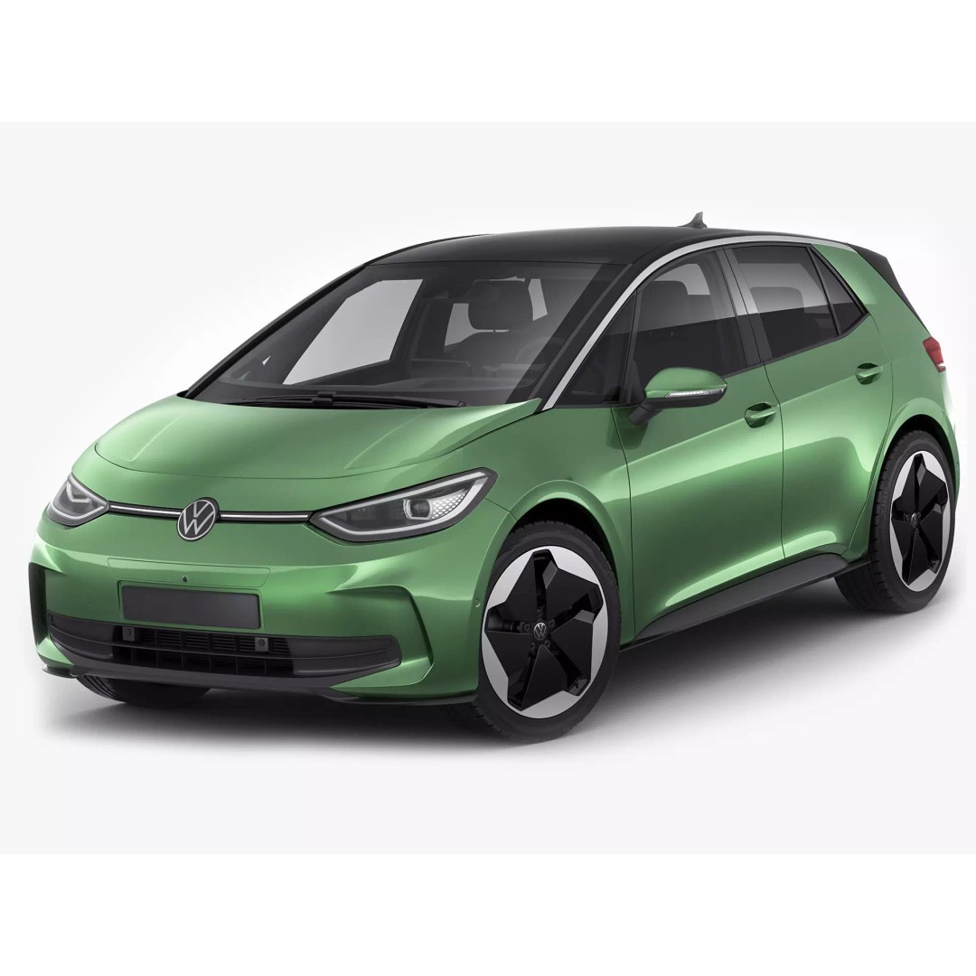 VW ID3 2024 3D Model – Detailed Compact Hatchback, FBX, OBJ, Blender - View 2
