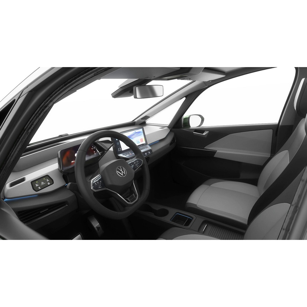 VW ID3 2024 3D Model – Detailed Compact Hatchback, FBX, OBJ, Blender - View 21