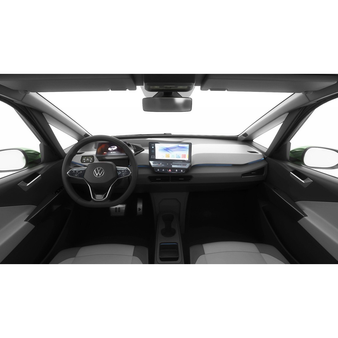 VW ID3 2024 3D Model – Detailed Compact Hatchback, FBX, OBJ, Blender - View 23