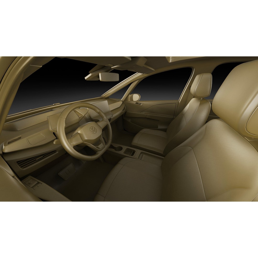 VW ID3 2024 3D Model – Detailed Compact Hatchback, FBX, OBJ, Blender - View 28