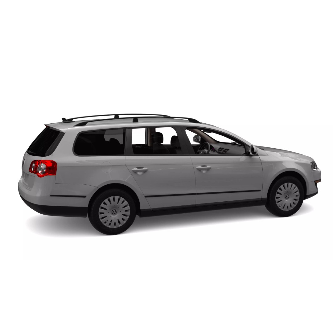 VW Passat B6 3D Model – High Poly Interior, FBX & Blender - View 10