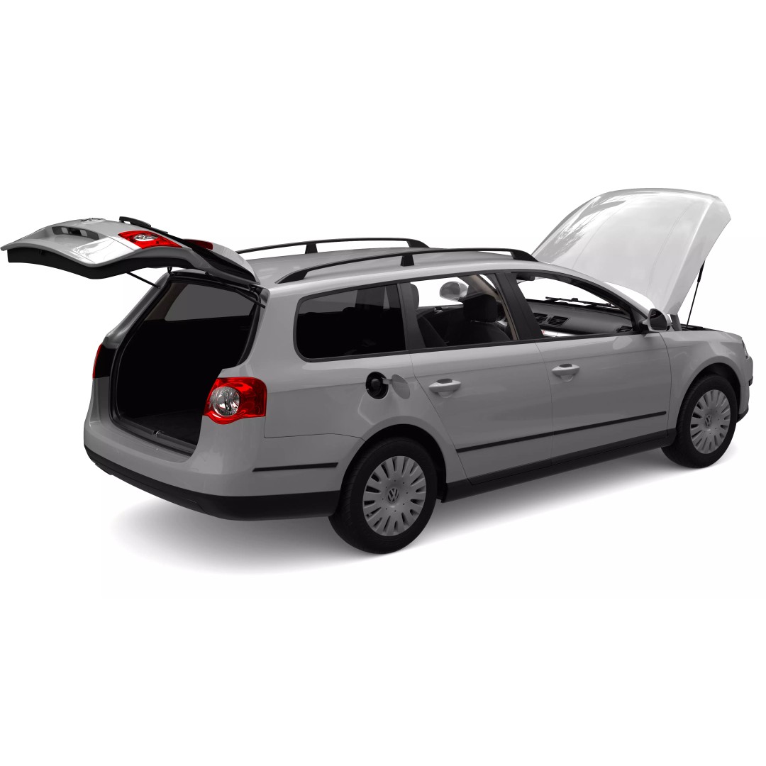 VW Passat B6 3D Model – High Poly Interior, FBX & Blender - View 11