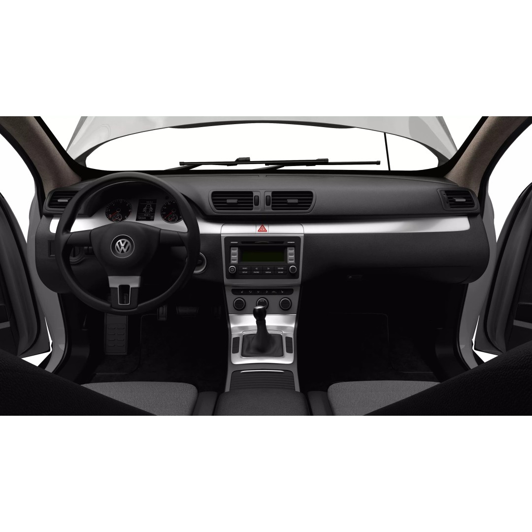VW Passat B6 3D Model – High Poly Interior, FBX & Blender - View 14