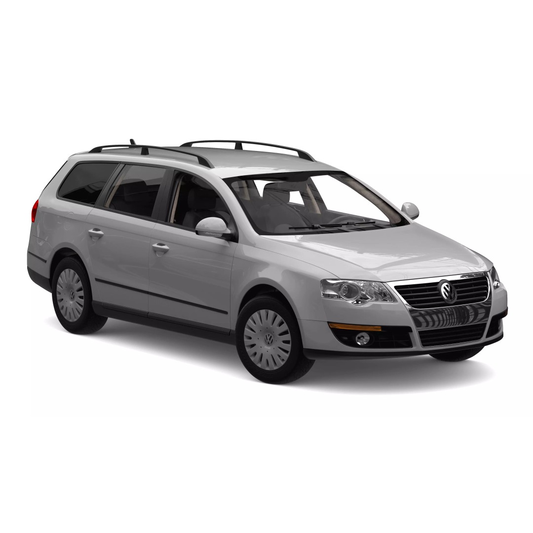 VW Passat B6 3D Model – High Poly Interior, FBX & Blender - View 5