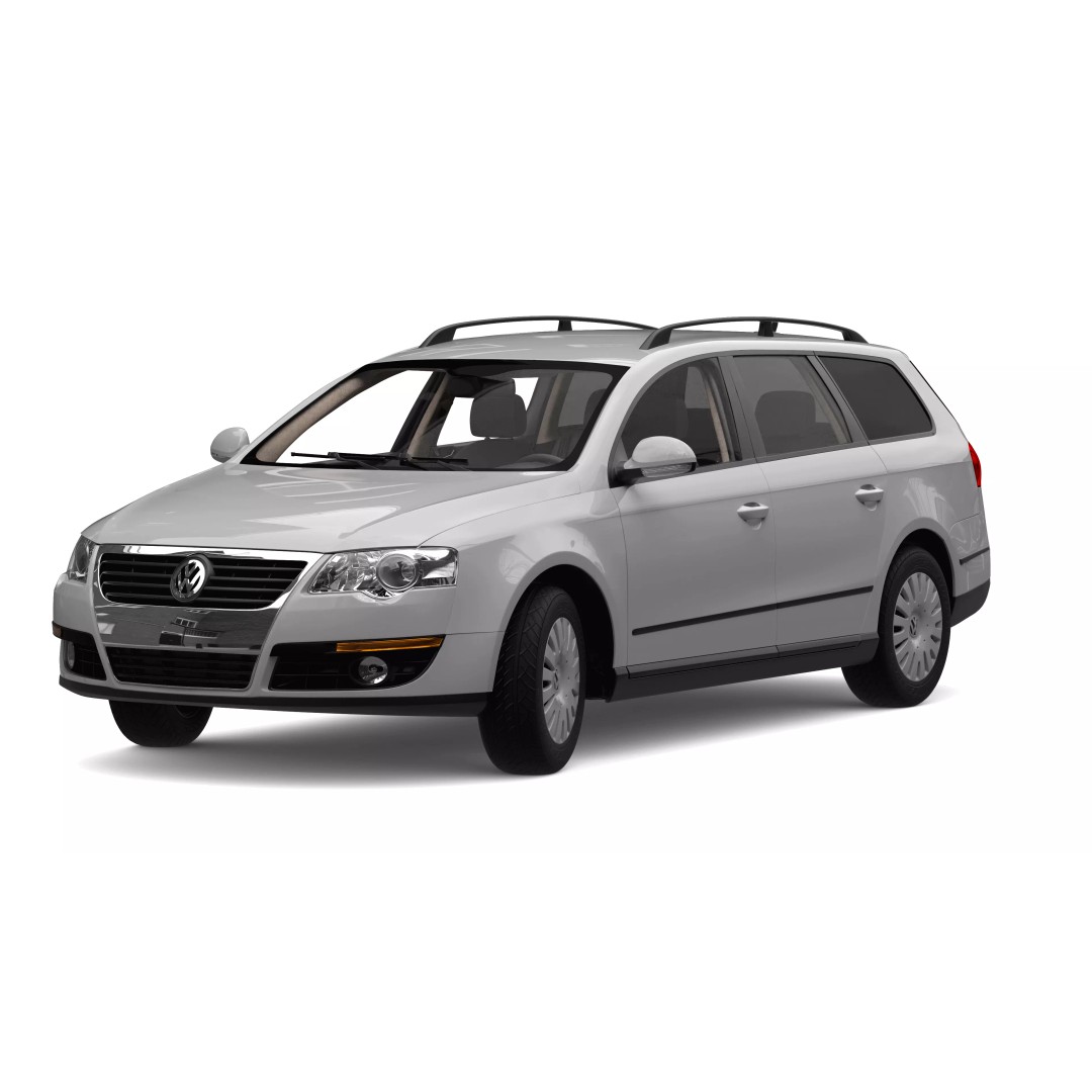 VW Passat B6 3D Model – High Poly Interior, FBX & Blender - View 6