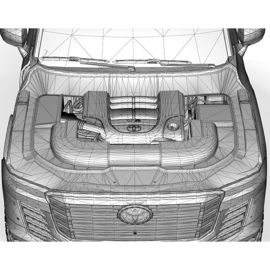 Toyota Land Cruiser 300 ZX V6 3D Model – High Poly Game Asset, FBX, OBJ