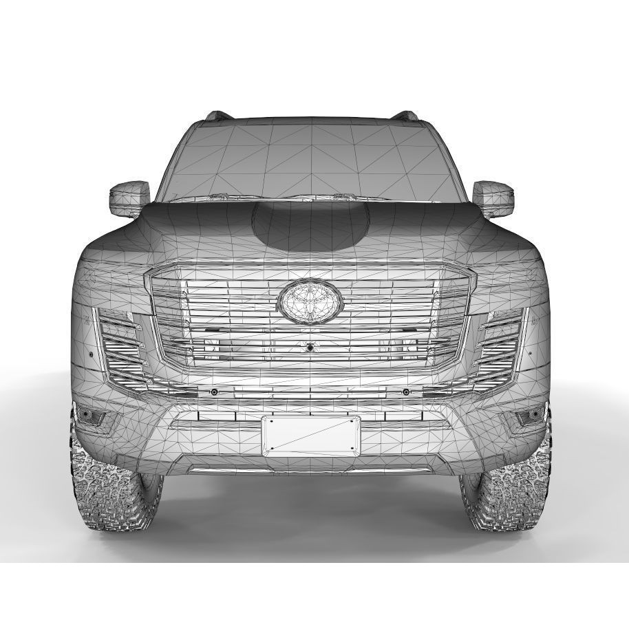 Toyota Land Cruiser 300 ZX V6 3D Model – High Poly Game Asset, FBX, OBJ - View 14