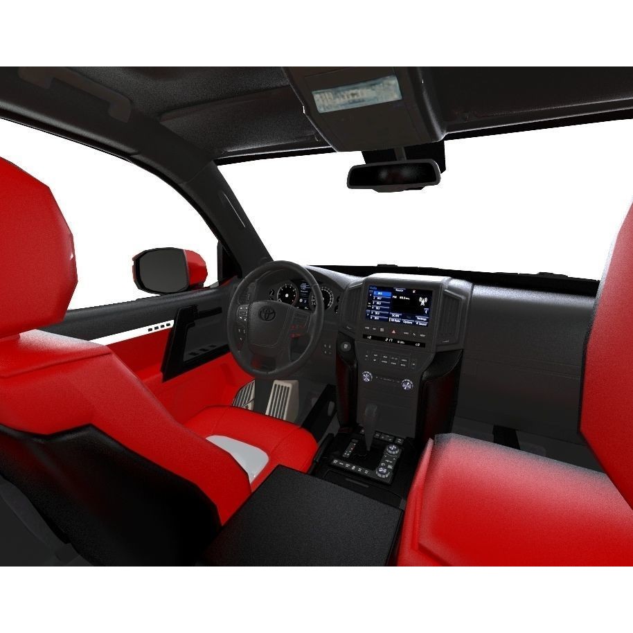 Toyota Land Cruiser 300 ZX V6 3D Model – High Poly Game Asset, FBX, OBJ - View 9