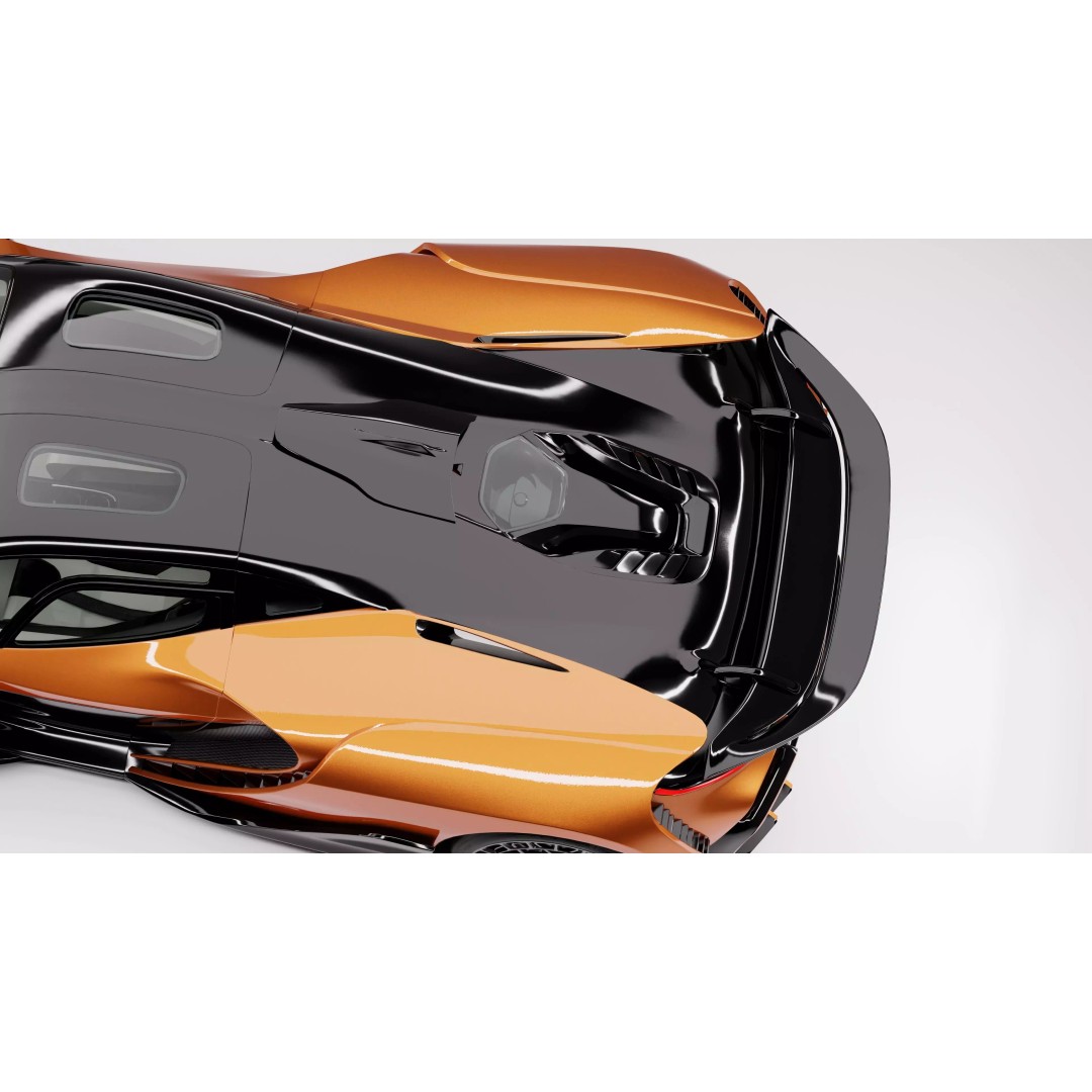 McLaren W1 3D Model – High-Quality Sport Car Asset, Rigged, PBR - View 11