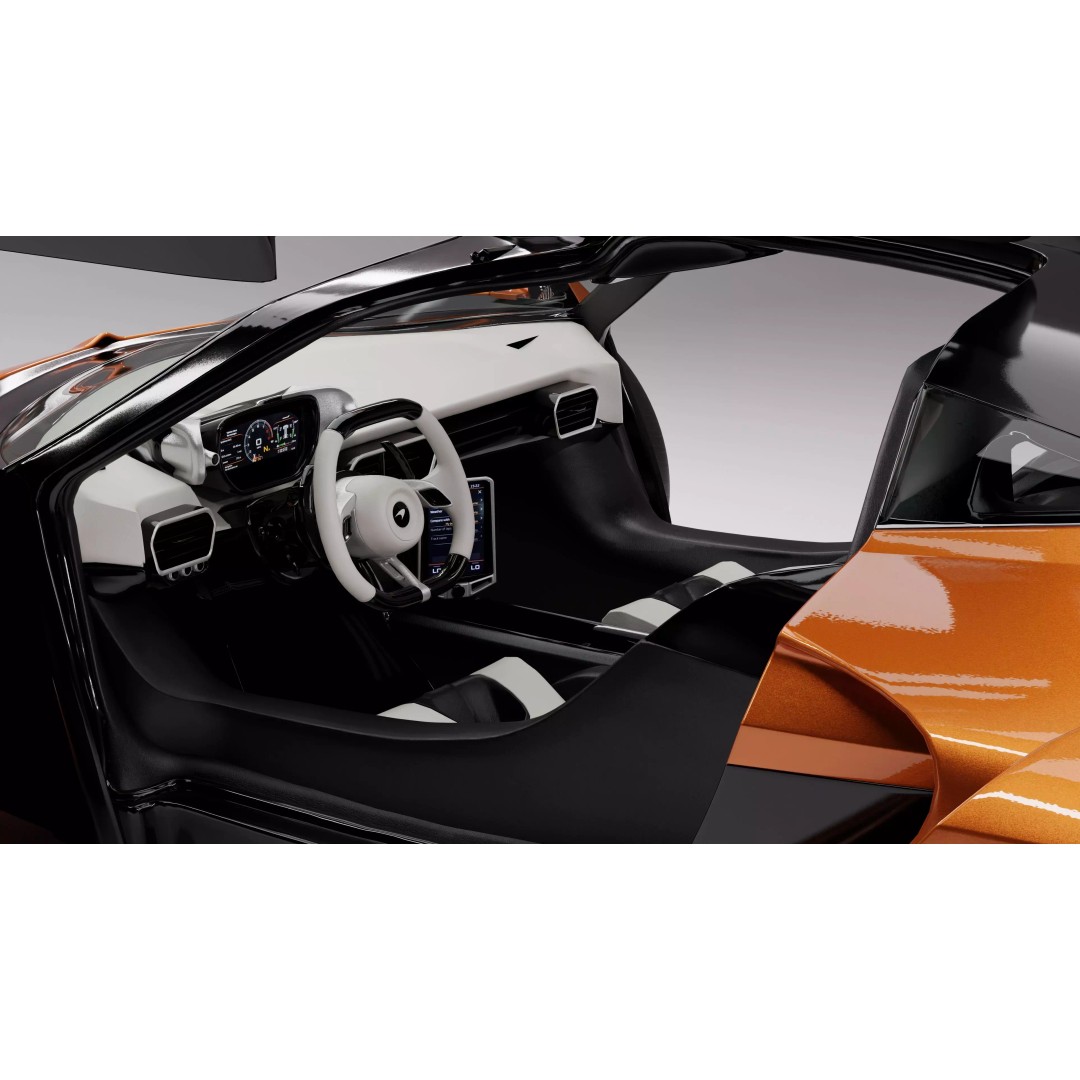 McLaren W1 3D Model – High-Quality Sport Car Asset, Rigged, PBR - View 13