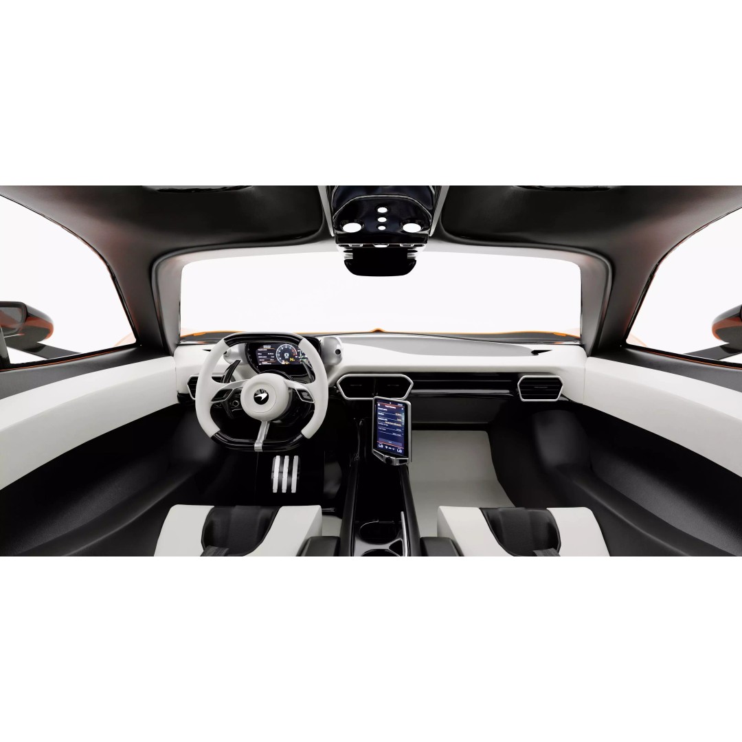 McLaren W1 3D Model – High-Quality Sport Car Asset, Rigged, PBR - View 14