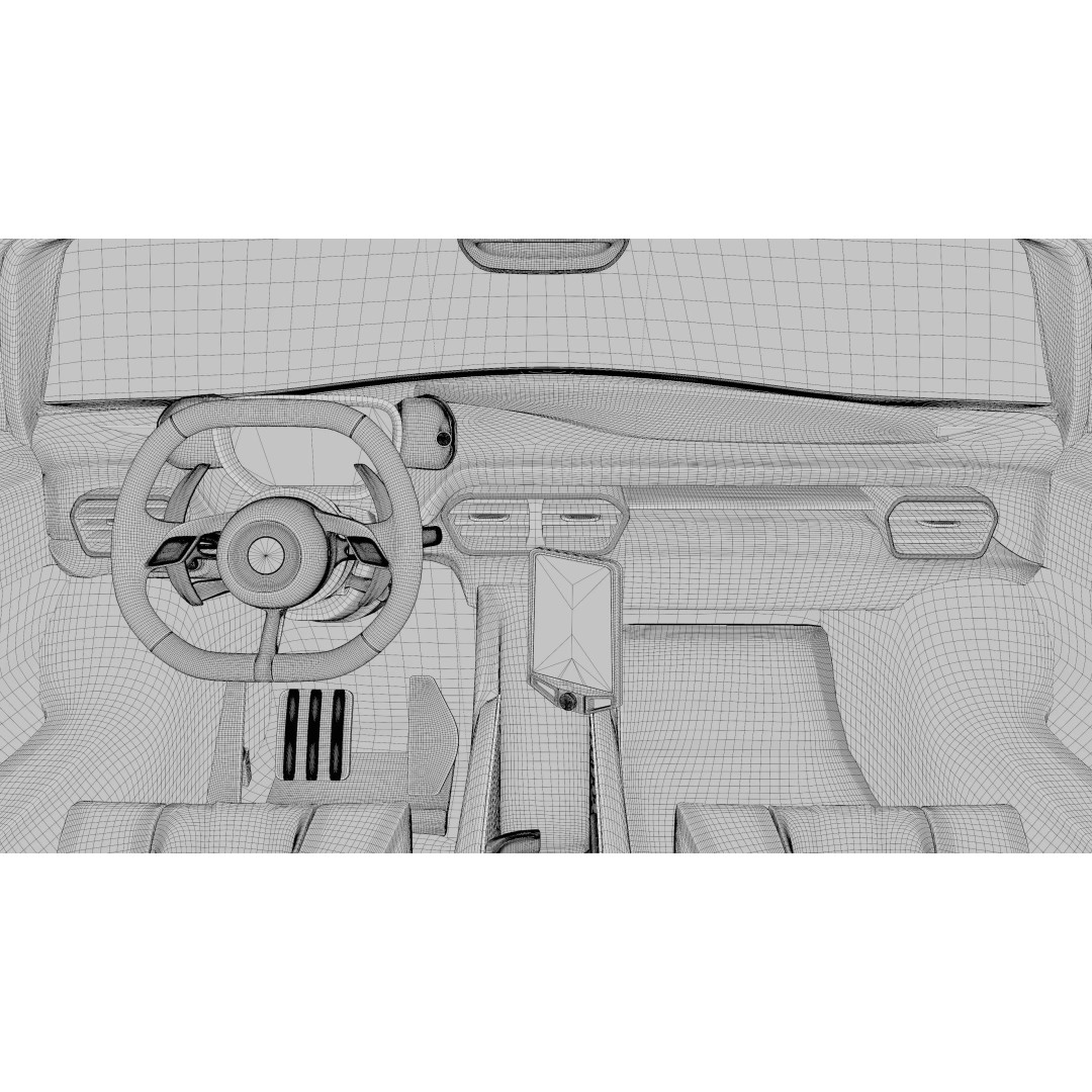 McLaren W1 3D Model – High-Quality Sport Car Asset, Rigged, PBR - View 17