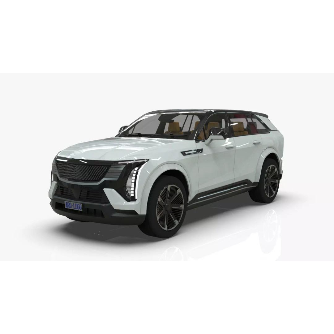 Cadillac Escalade IQ 2024 3D Model – Low Poly Game Asset, Blender - View 2