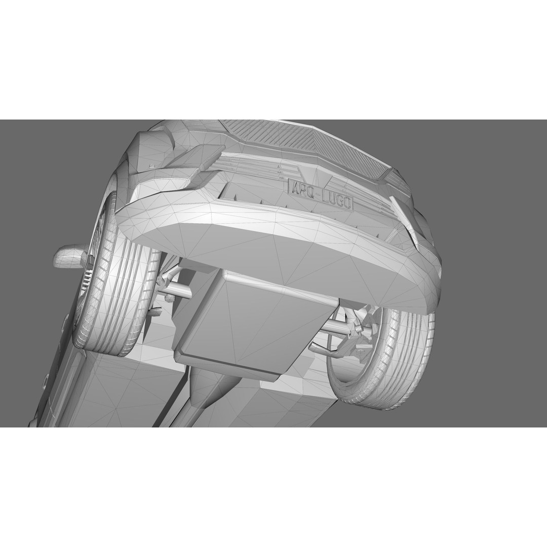 Cadillac Escalade IQ 2024 3D Model – Low Poly Game Asset, Blender - View 23