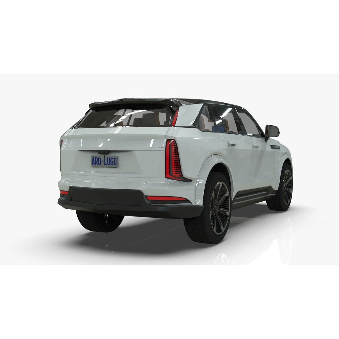 Cadillac Escalade IQ 2024 3D Model – Low Poly Game Asset, Blender - View 5