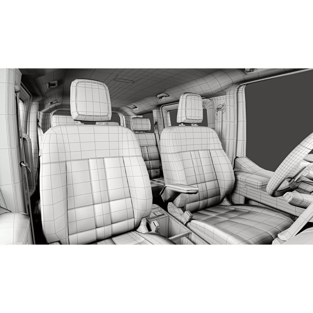 2026 KIA PV5 Passenger 3D Model – High-Detail Interior, Game Ready - View 29