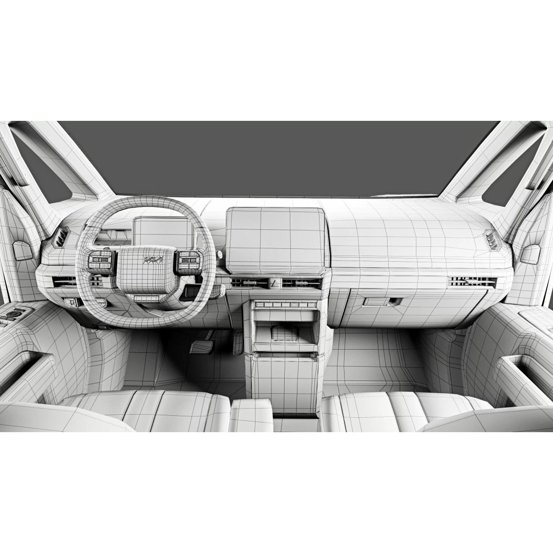 2026 KIA PV5 Passenger 3D Model – High-Detail Interior, Game Ready - View 30