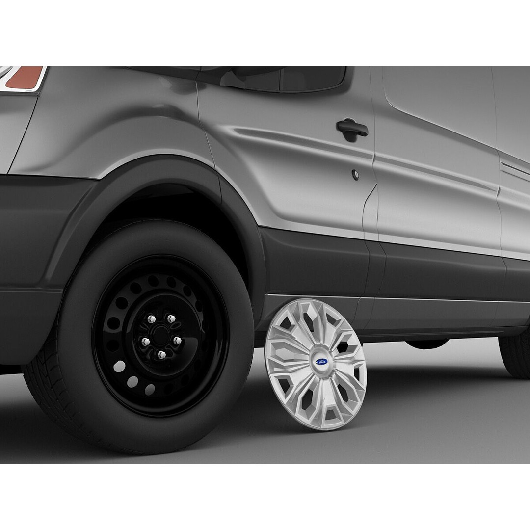 Panel Van Transit Maxi 2014 3D Model – High Poly Cargo Vehicle, FBX & OBJ - View 14