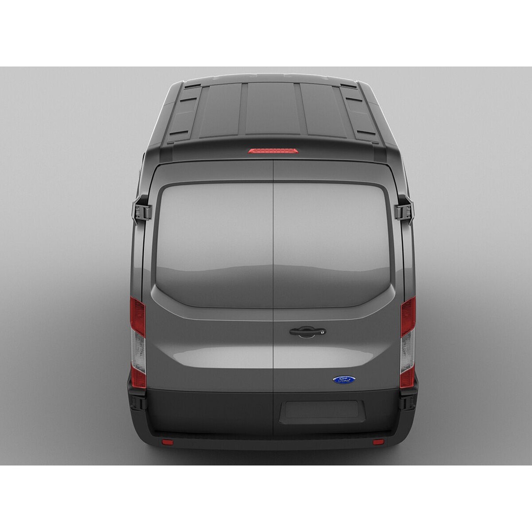 Panel Van Transit Maxi 2014 3D Model – High Poly Cargo Vehicle, FBX & OBJ - View 15