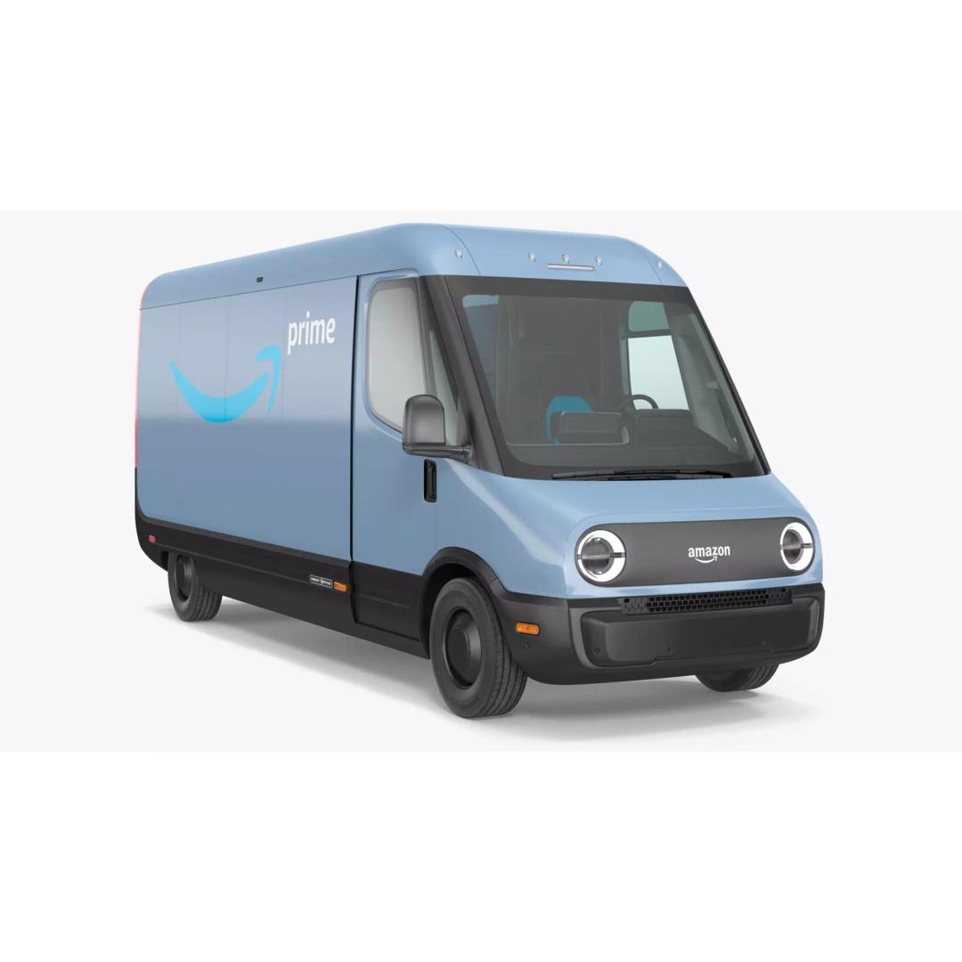 Amazon Electric Delivery Van 3D Model – High Poly PBR Asset, FBX, Blender - View 2