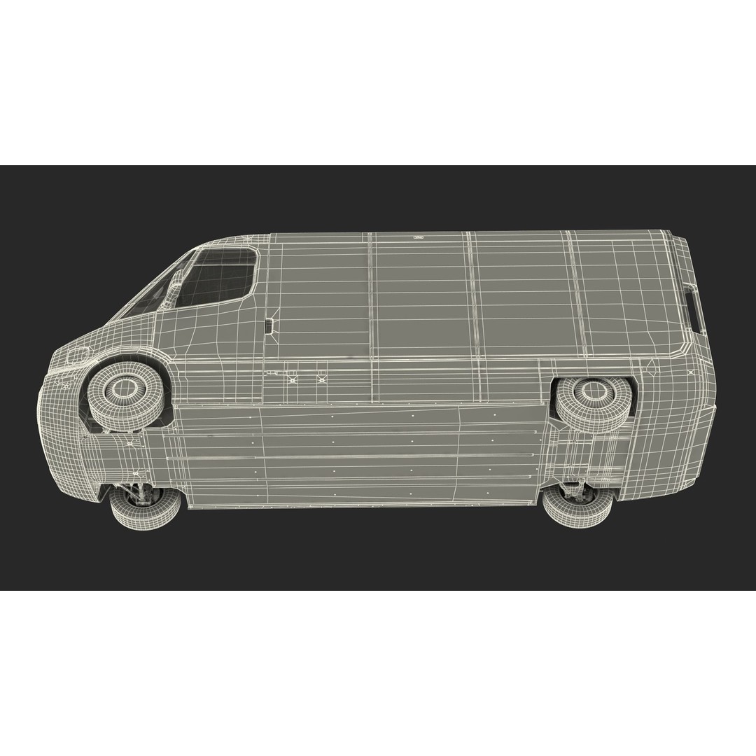 Amazon Electric Delivery Van 3D Model – High Poly PBR Asset, FBX, Blender - View 36