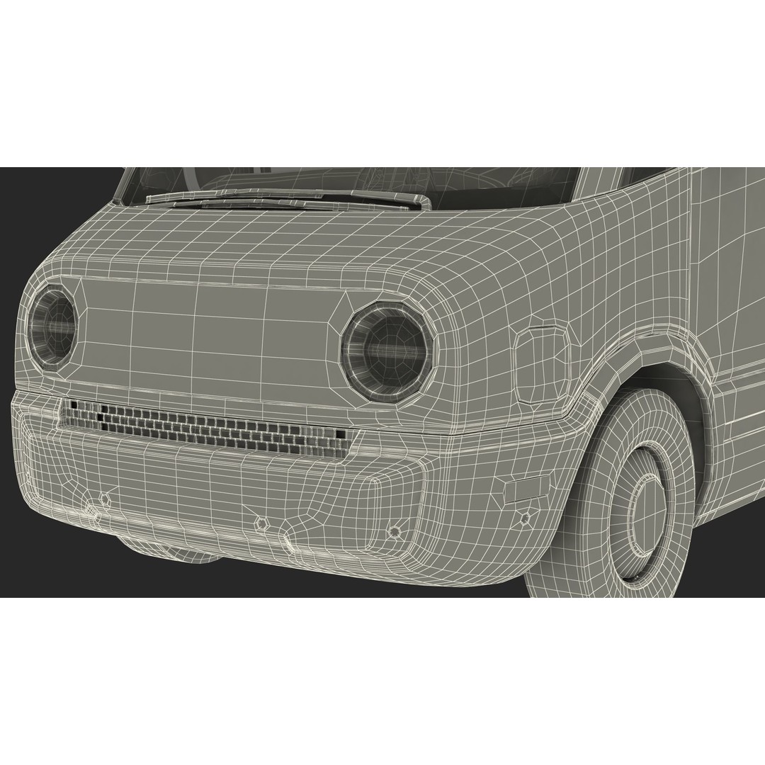 Amazon Electric Delivery Van 3D Model – High Poly PBR Asset, FBX, Blender - View 37