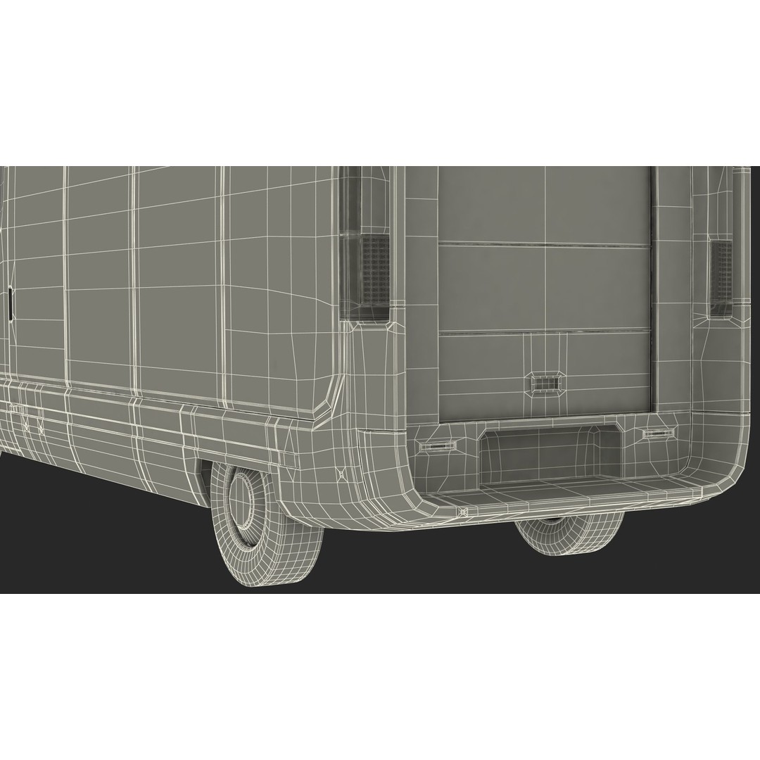 Amazon Electric Delivery Van 3D Model – High Poly PBR Asset, FBX, Blender - View 38