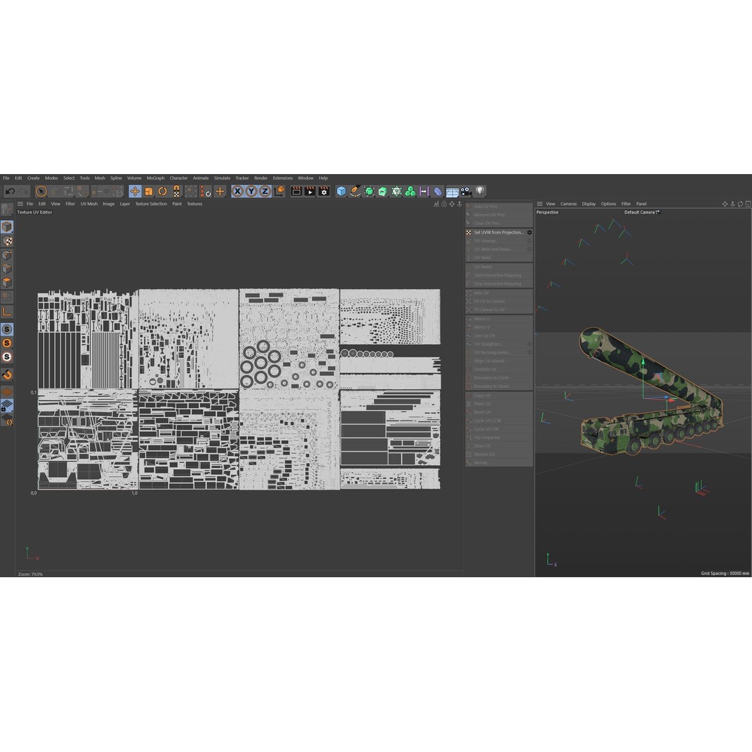 Dongfeng 41 ICBM 3D Model – Low Poly Military Vehicle, PBR Textures - View 15