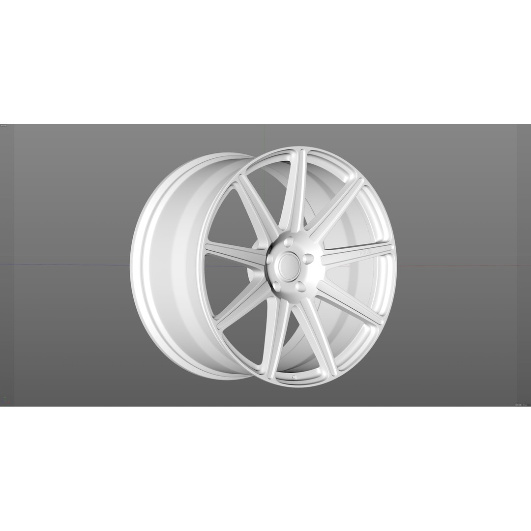 HRE TTR109 3D Model – Low Poly Vehicle Part, FBX, OBJ, Blender - View 13