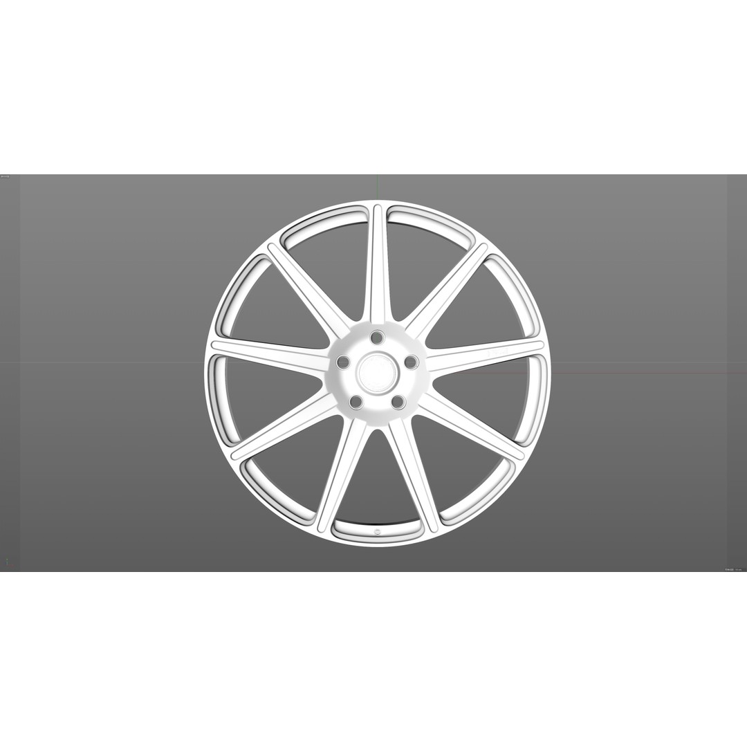 HRE TTR109 3D Model – Low Poly Vehicle Part, FBX, OBJ, Blender - View 14
