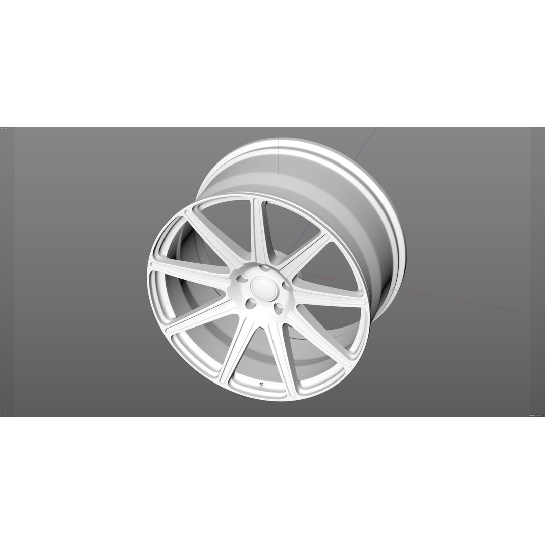 HRE TTR109 3D Model – Low Poly Vehicle Part, FBX, OBJ, Blender - View 15
