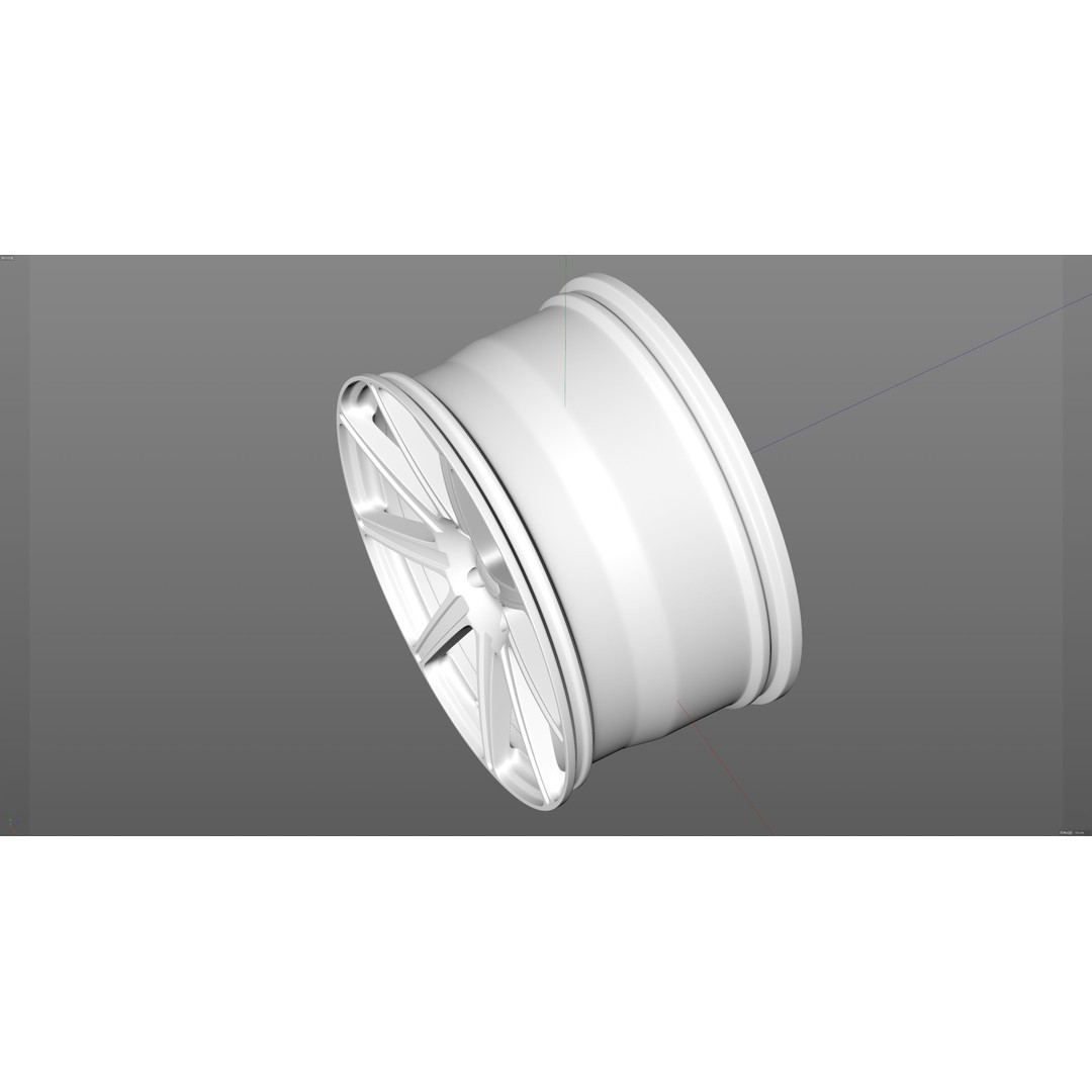 HRE TTR109 3D Model – Low Poly Vehicle Part, FBX, OBJ, Blender - View 18