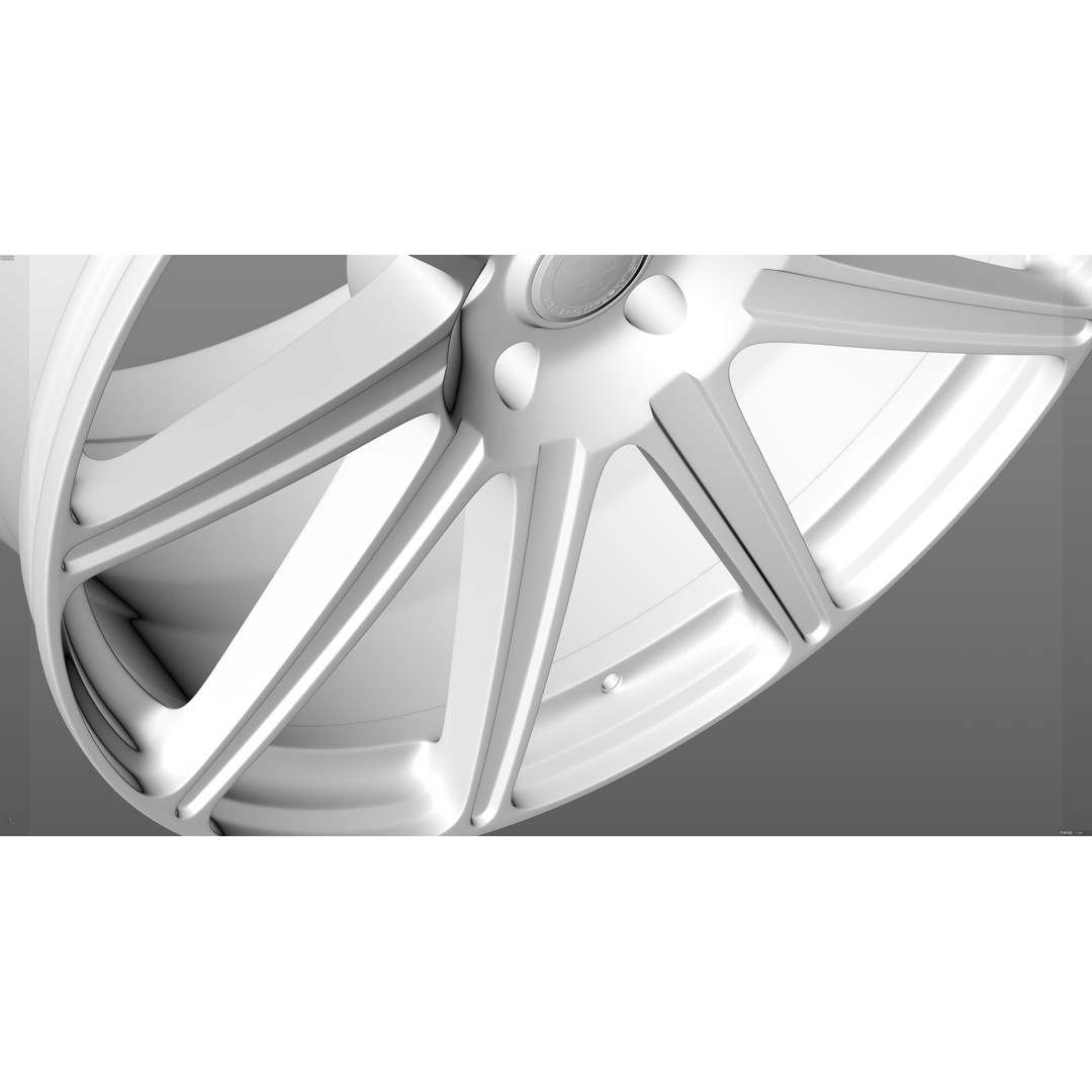 HRE TTR109 3D Model – Low Poly Vehicle Part, FBX, OBJ, Blender - View 19
