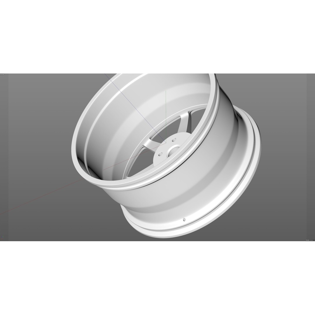 HRE TTR109 3D Model – Low Poly Vehicle Part, FBX, OBJ, Blender - View 23