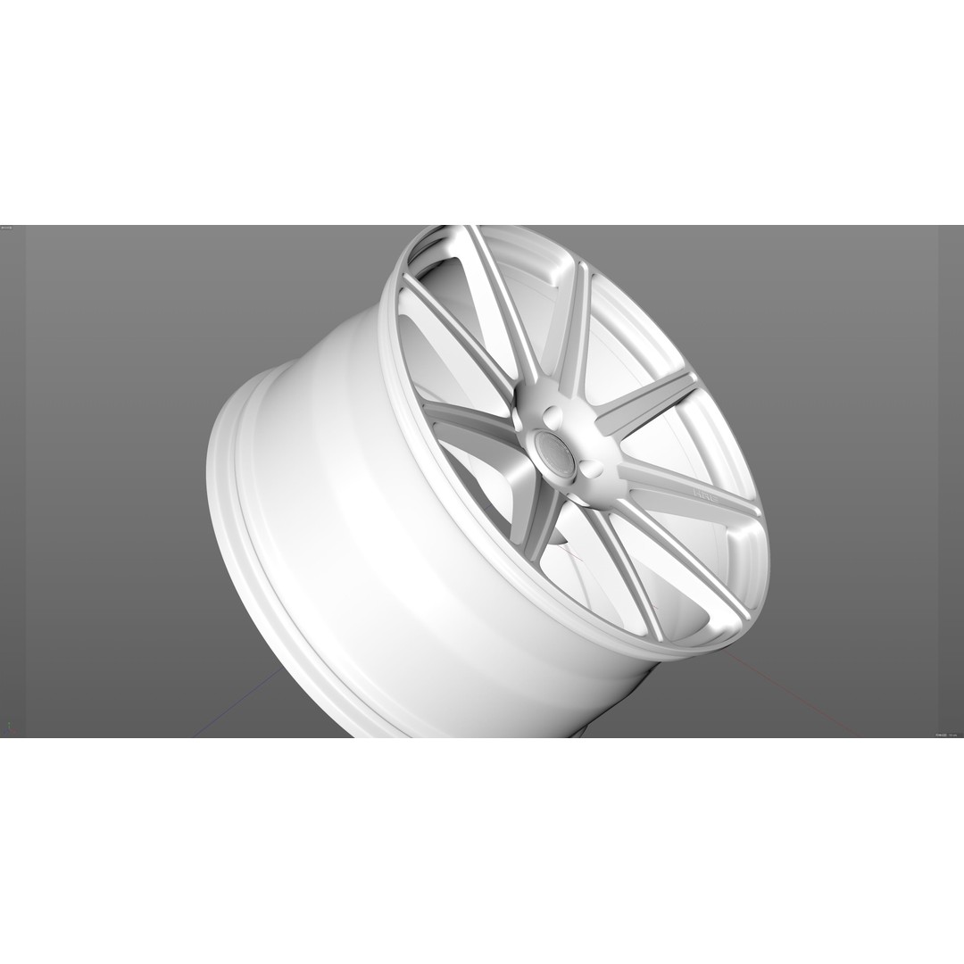 HRE TTR109 3D Model – Low Poly Vehicle Part, FBX, OBJ, Blender - View 24