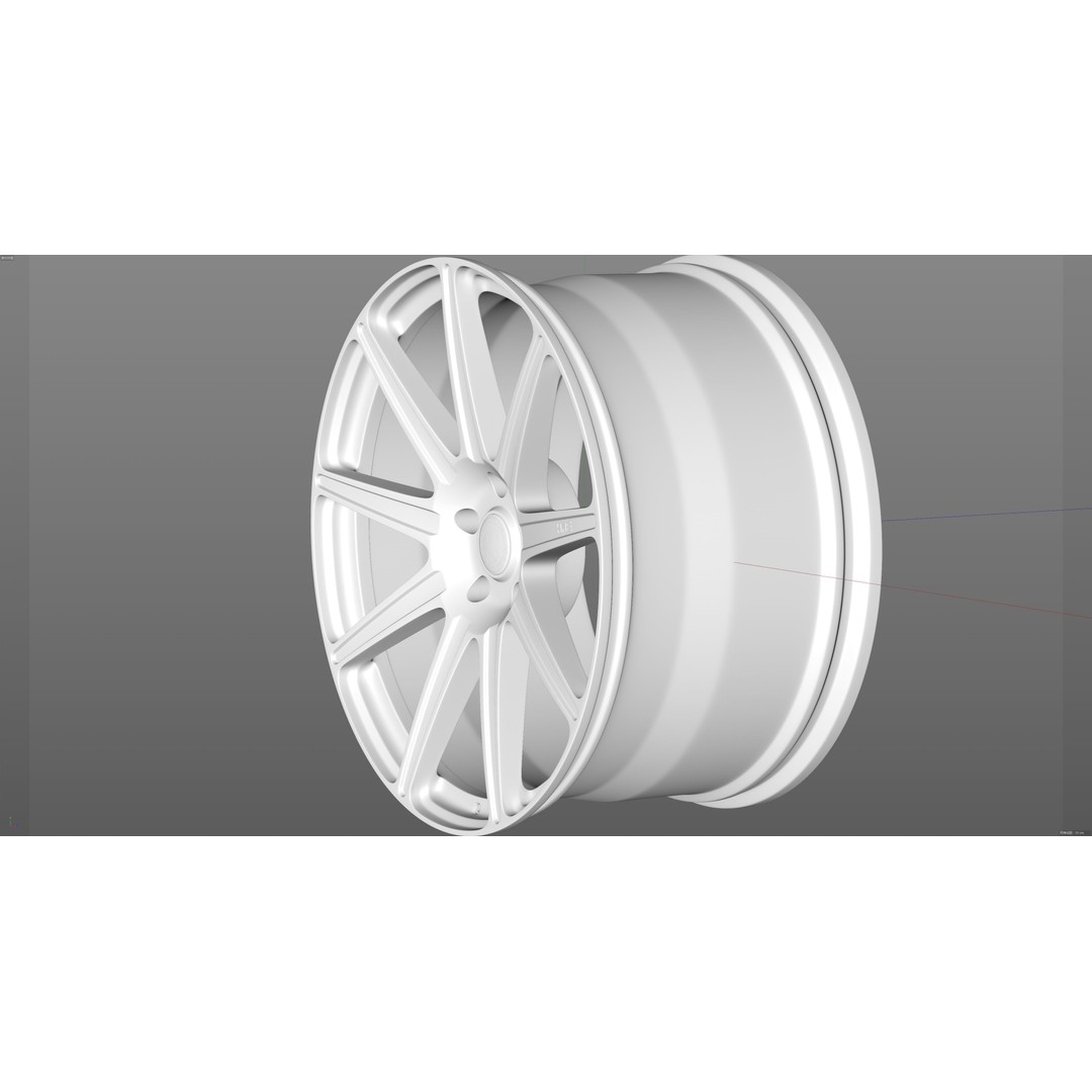 HRE TTR109 3D Model – Low Poly Vehicle Part, FBX, OBJ, Blender - View 25