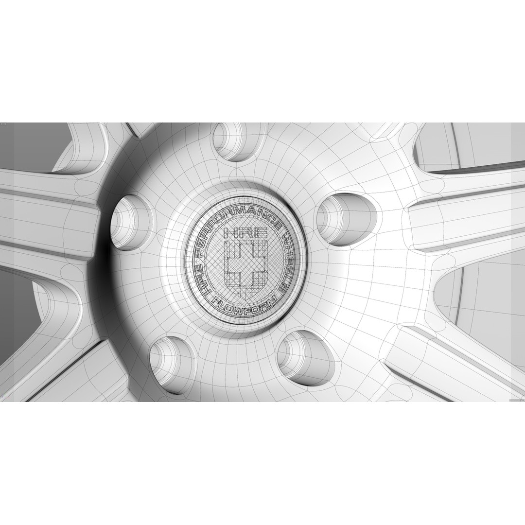 HRE TTR109 3D Model – Low Poly Vehicle Part, FBX, OBJ, Blender - View 33