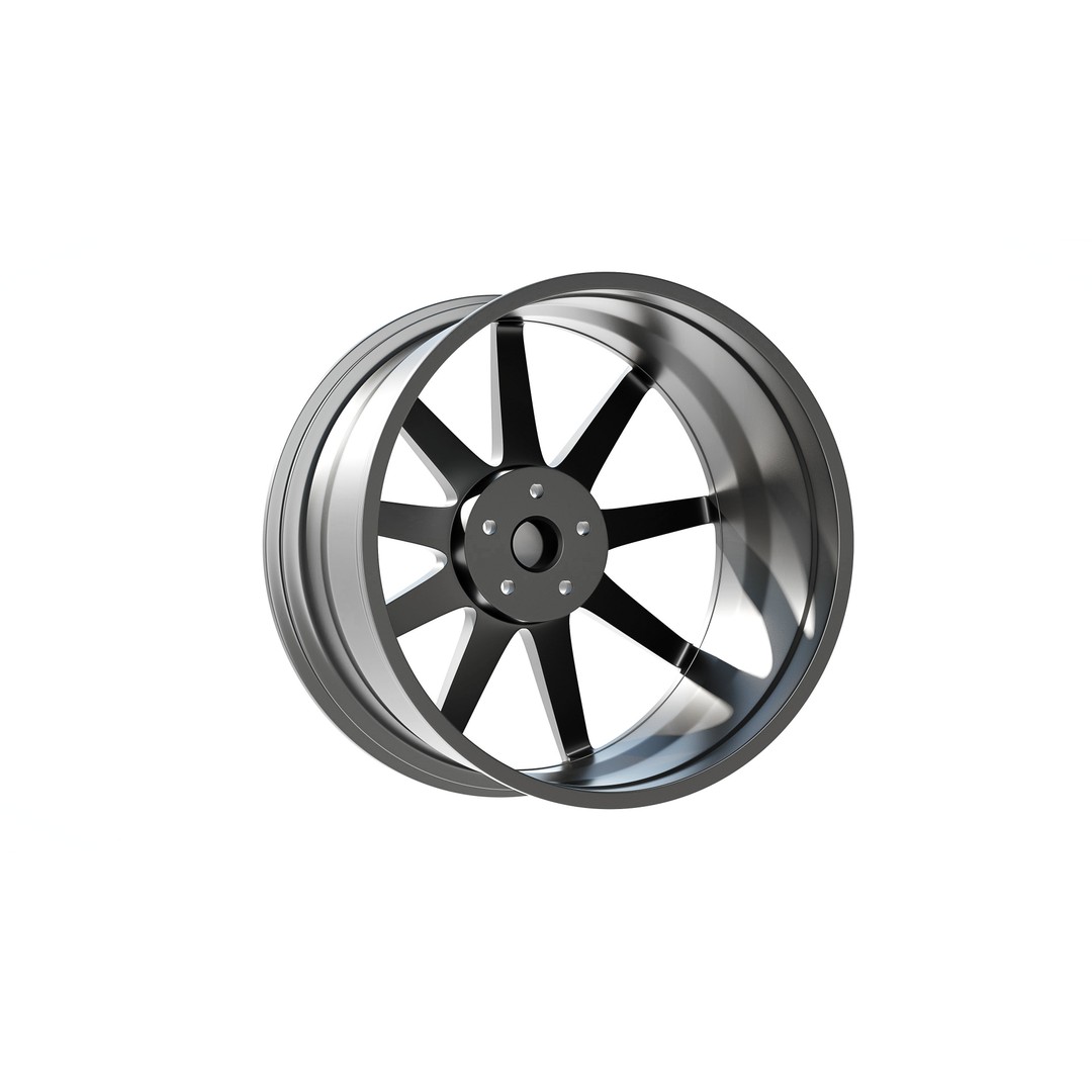 HRE TTR109 3D Model – Low Poly Vehicle Part, FBX, OBJ, Blender - View 6