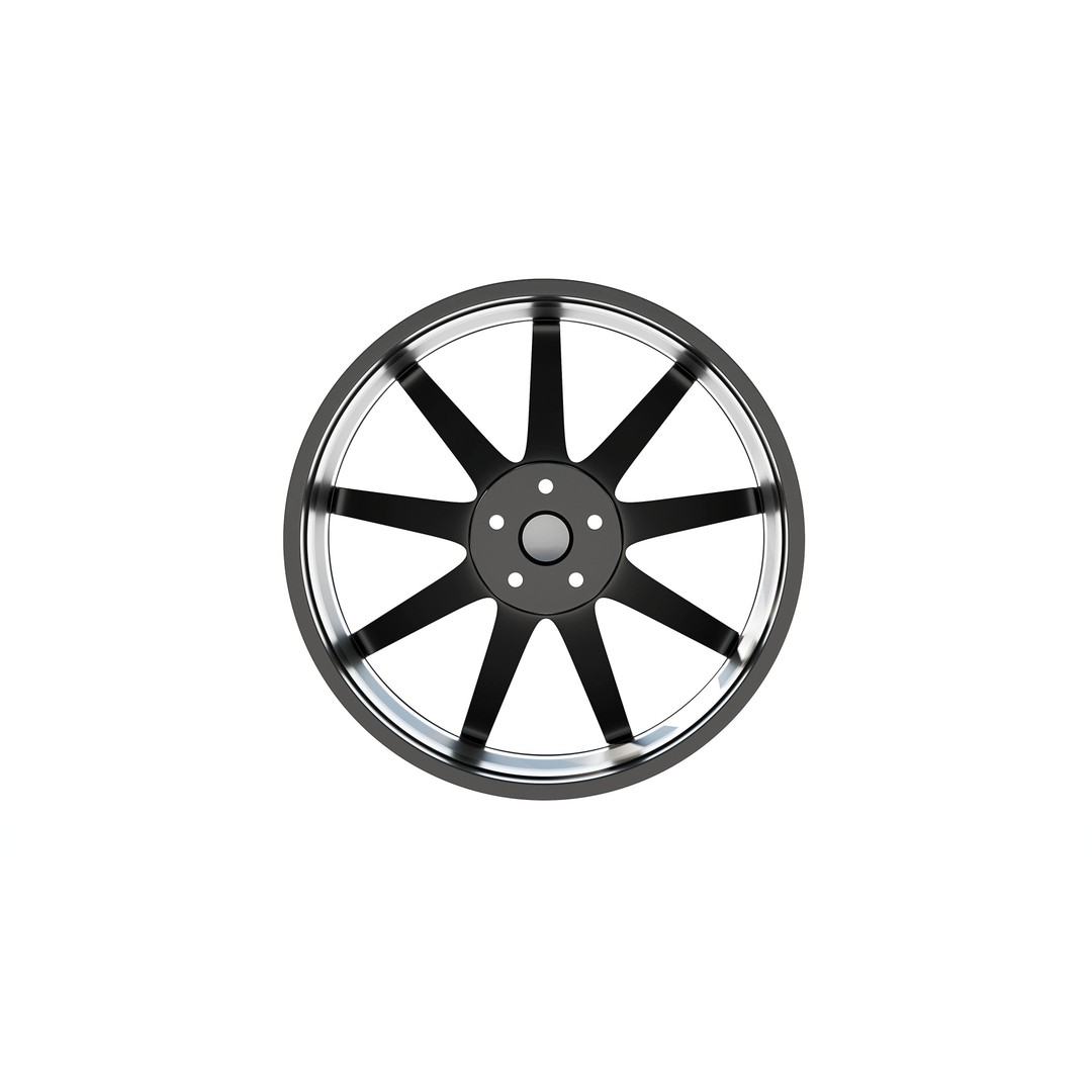 HRE TTR109 3D Model – Low Poly Vehicle Part, FBX, OBJ, Blender - View 7
